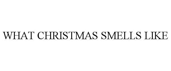  WHAT CHRISTMAS SMELLS LIKE