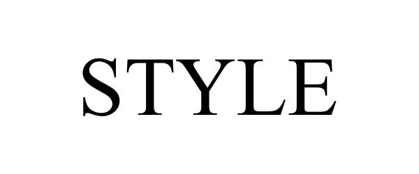 Trademark Logo STYLE