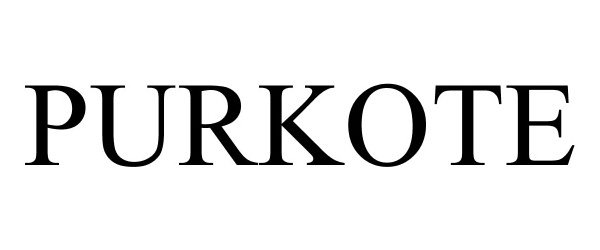 Trademark Logo PURKOTE
