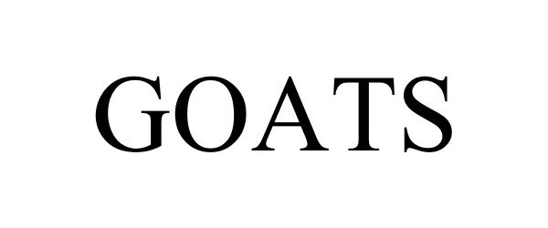 Trademark Logo GOATS