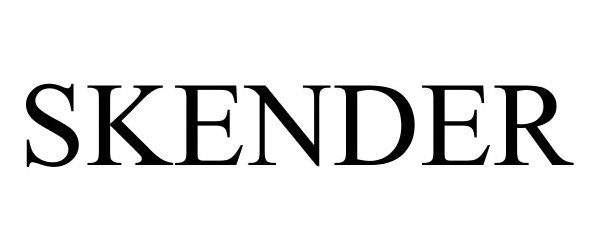 Trademark Logo SKENDER