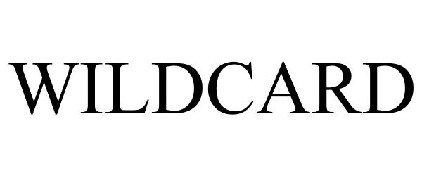 Trademark Logo WILDCARD