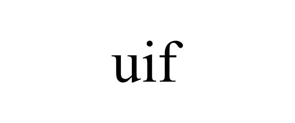 Trademark Logo UIF