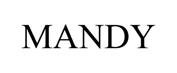 Trademark Logo MANDY