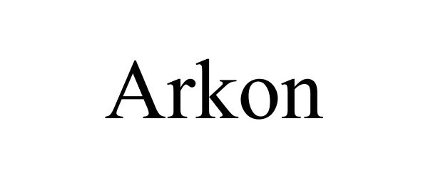 Trademark Logo ARKON