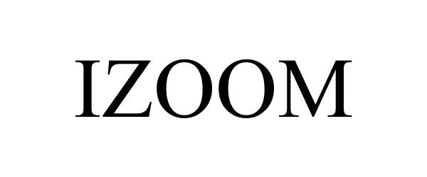 Trademark Logo IZOOM