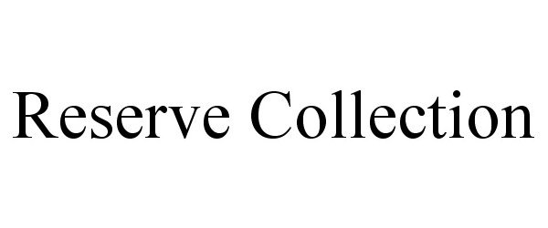 Trademark Logo RESERVE COLLECTION