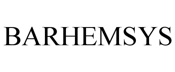 Trademark Logo BARHEMSYS