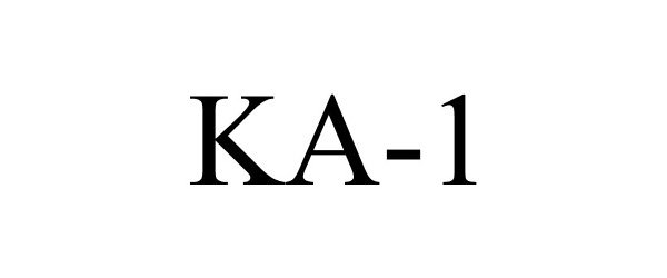 Trademark Logo KA-1