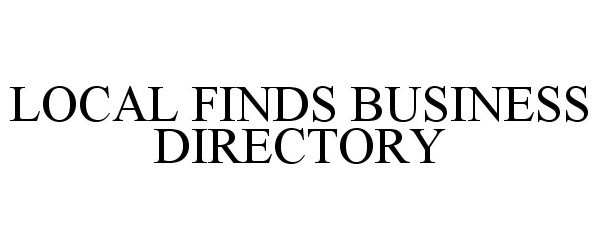  LOCAL FINDS BUSINESS DIRECTORY
