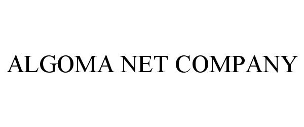  ALGOMA NET COMPANY