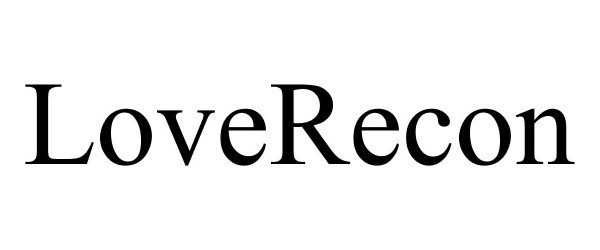 Trademark Logo LOVERECON