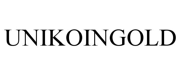 Trademark Logo UNIKOINGOLD