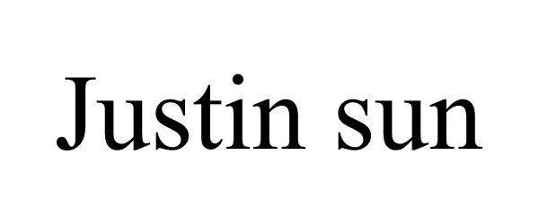 Trademark Logo JUSTIN SUN
