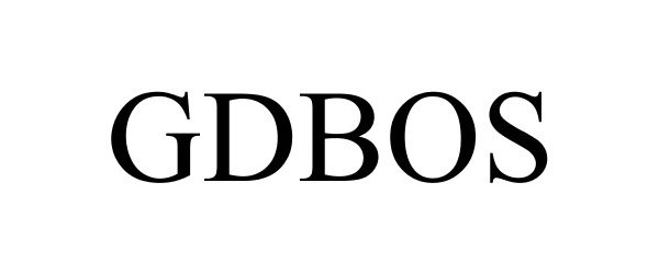 Trademark Logo GDBOS