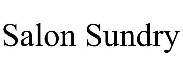  SALON SUNDRY