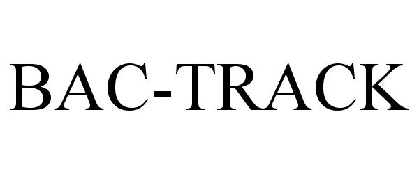 Trademark Logo BAC-TRACK