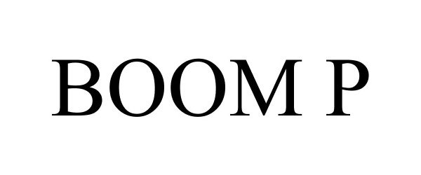 Trademark Logo BOOM P