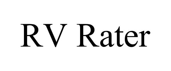 Trademark Logo RV RATER
