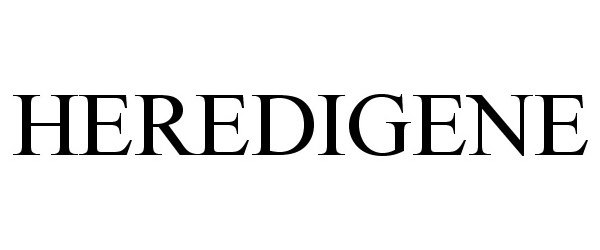 Trademark Logo HEREDIGENE