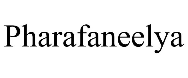 Trademark Logo PHARAFANEELYA