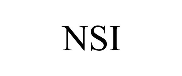 Trademark Logo NSI