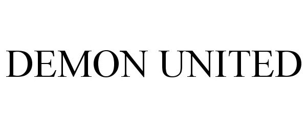 Trademark Logo DEMON UNITED