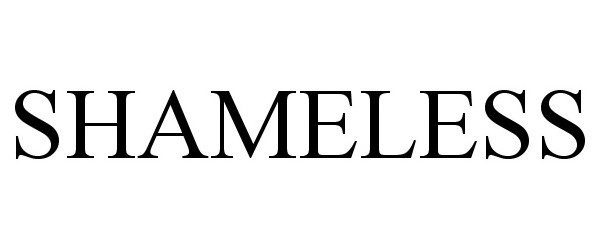 Trademark Logo SHAMELESS