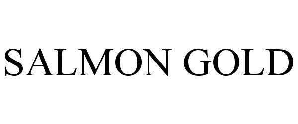 Trademark Logo SALMON GOLD