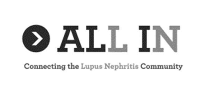 Trademark Logo ALL IN CONNECTING THE LUPUS NEPHRITIS COMMUNITY