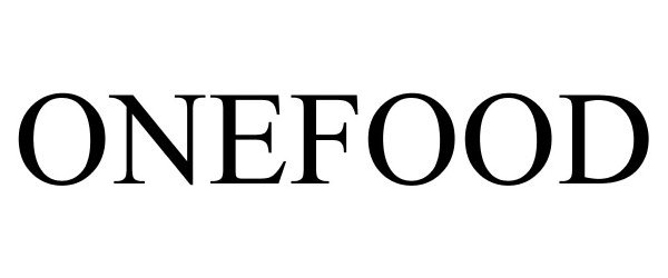Trademark Logo ONEFOOD