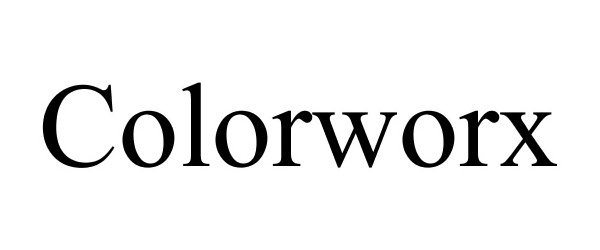 Trademark Logo COLORWORX