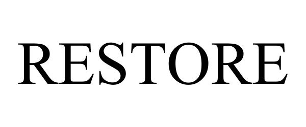 Trademark Logo RESTORE