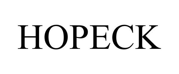 Trademark Logo HOPECK