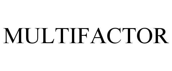 Trademark Logo MULTIFACTOR