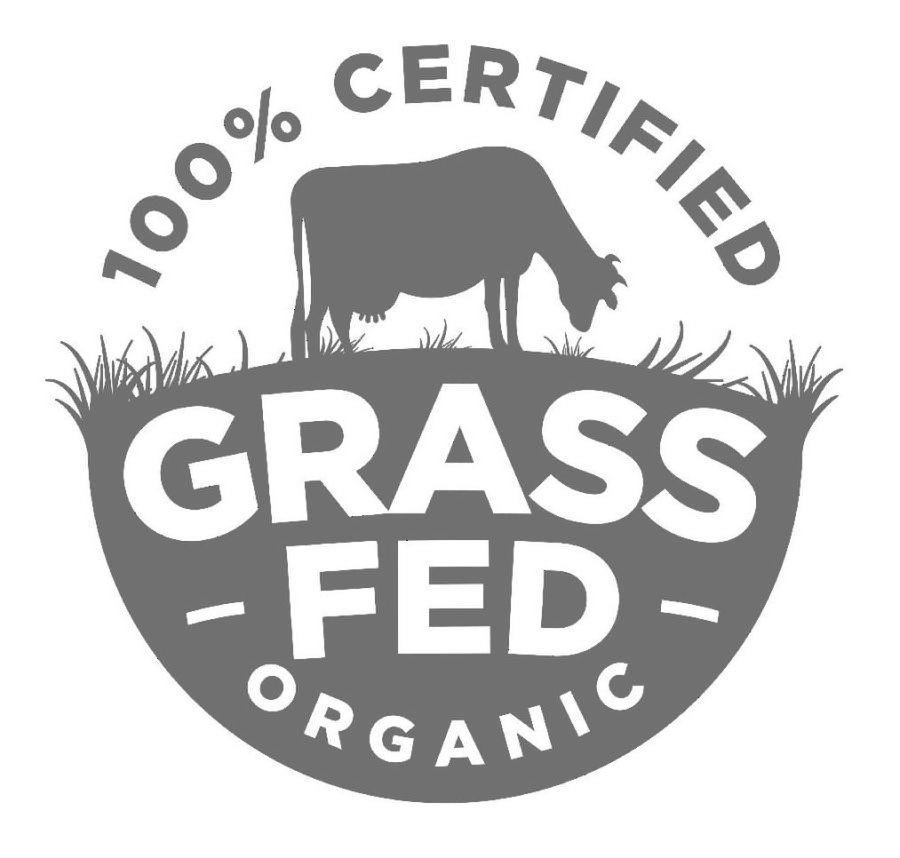  100% CERTIFIED GRASS FED ORGANIC