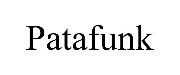 Trademark Logo PATAFUNK