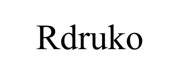  RDRUKO