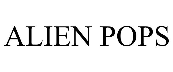 Trademark Logo ALIEN POPS
