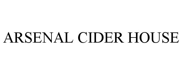 Trademark Logo ARSENAL CIDER HOUSE