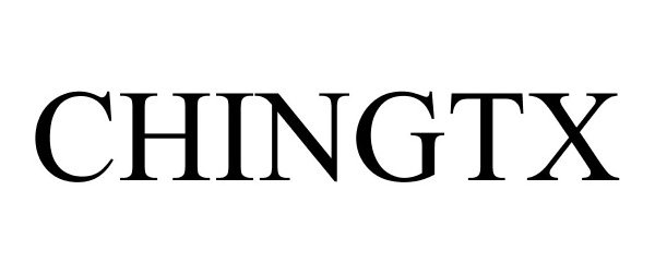 Trademark Logo CHINGTX