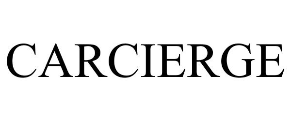 Trademark Logo CARCIERGE