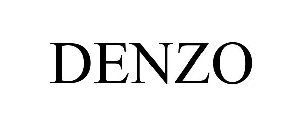 Trademark Logo DENZO