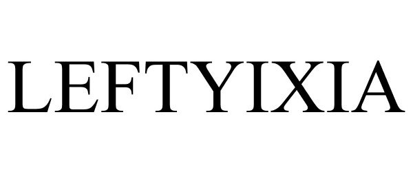 Trademark Logo LEFTYIXIA
