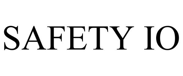 Trademark Logo SAFETY IO