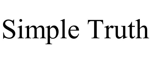 Trademark Logo SIMPLE TRUTH