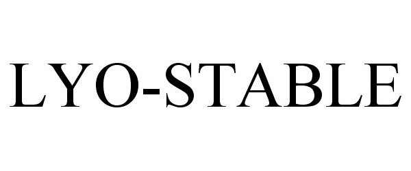 Trademark Logo LYO-STABLE