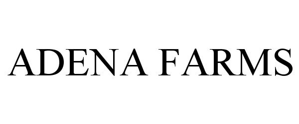 Trademark Logo ADENA FARMS