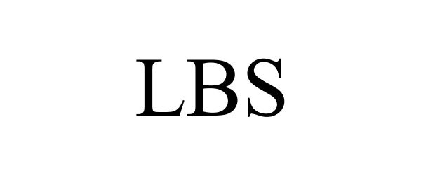 Trademark Logo LBS