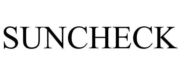 Trademark Logo SUNCHECK